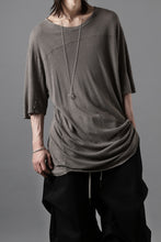 画像をギャラリービューアに読み込む, thom/krom SMOOTH FIT T-SHIRT / VISCOSE LINEN JERSEY (ROCK)
