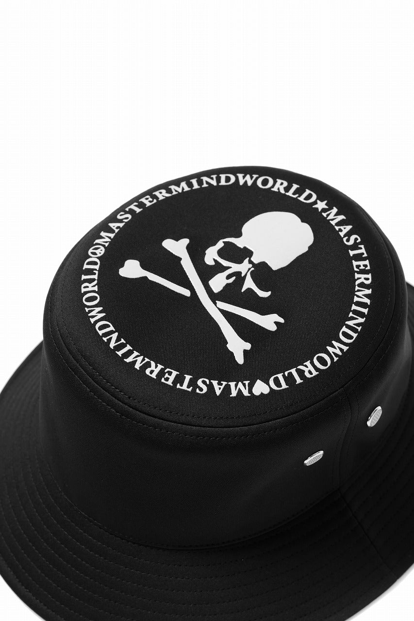 MASTERMIND WORLD FOAM RUBBER SKULL BUCKET HAT (BLACK)