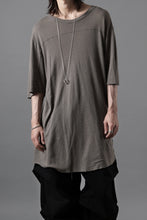 画像をギャラリービューアに読み込む, thom/krom SMOOTH FIT T-SHIRT / VISCOSE LINEN JERSEY (ROCK)