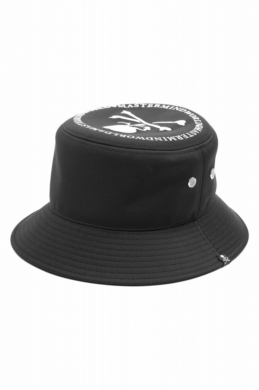 MASTERMIND WORLD FOAM RUBBER SKULL BUCKET HAT (BLACK)