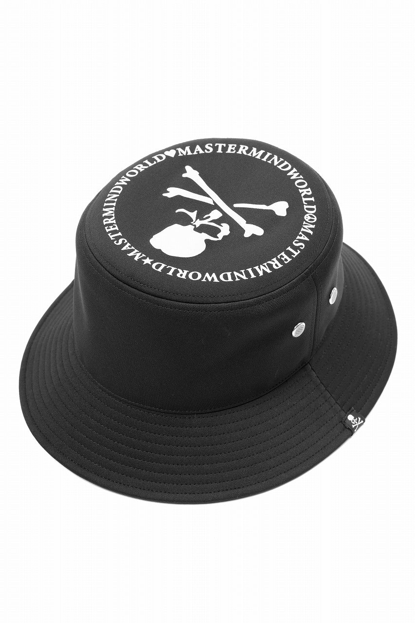 画像をギャラリービューアに読み込む, MASTERMIND WORLD FOAM RUBBER SKULL BUCKET HAT (BLACK)