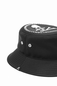 画像をギャラリービューアに読み込む, MASTERMIND WORLD FOAM RUBBER SKULL BUCKET HAT (BLACK)