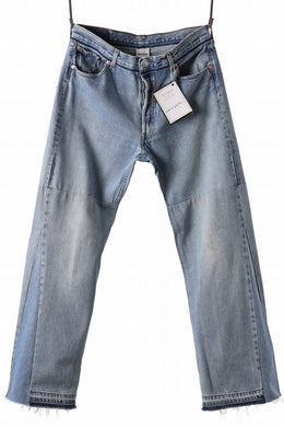 READYMADE WIDE FLARE DENIM PANTS / (BLUE #C)