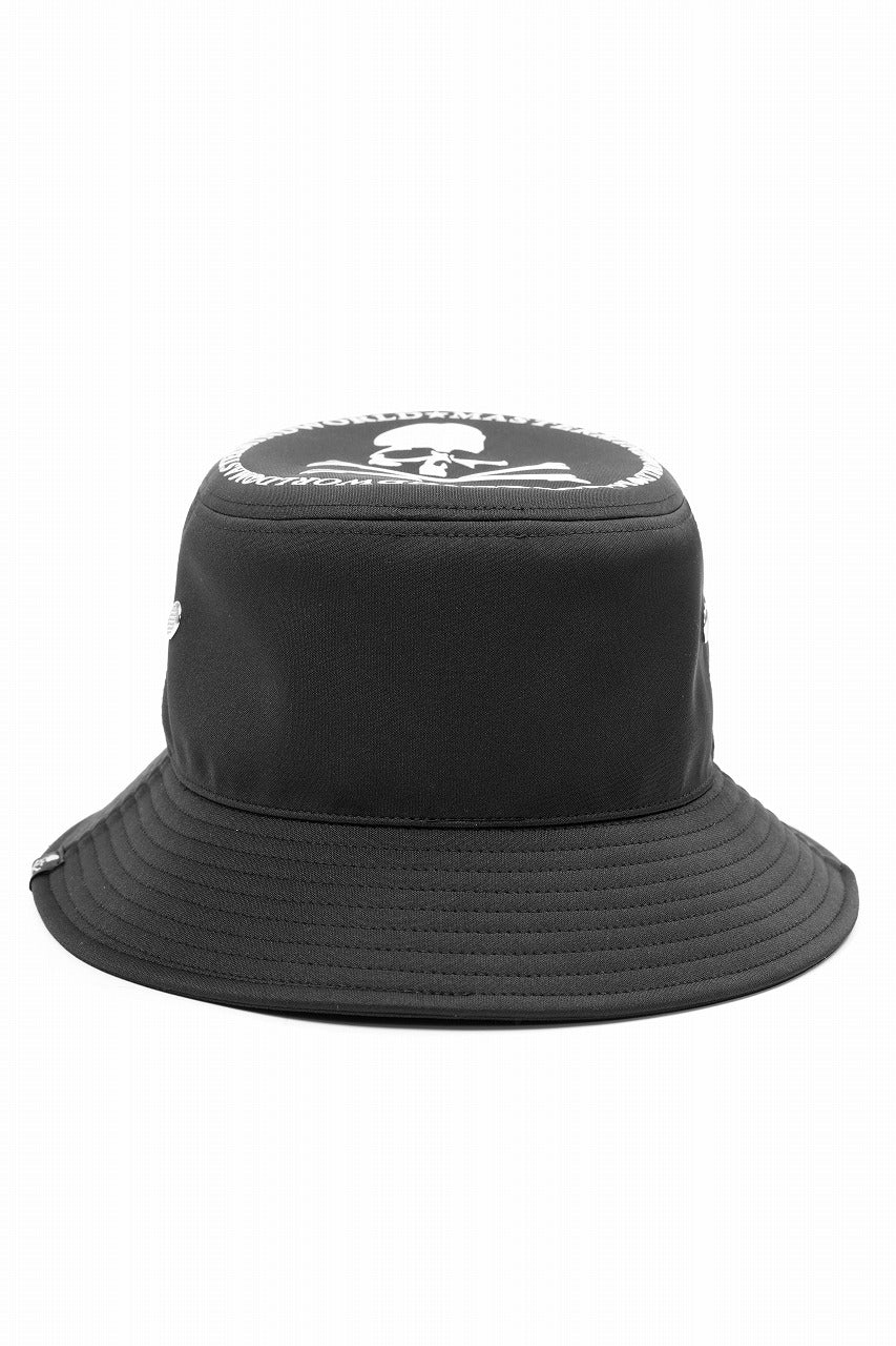 MASTERMIND WORLD FOAM RUBBER SKULL BUCKET HAT (BLACK)