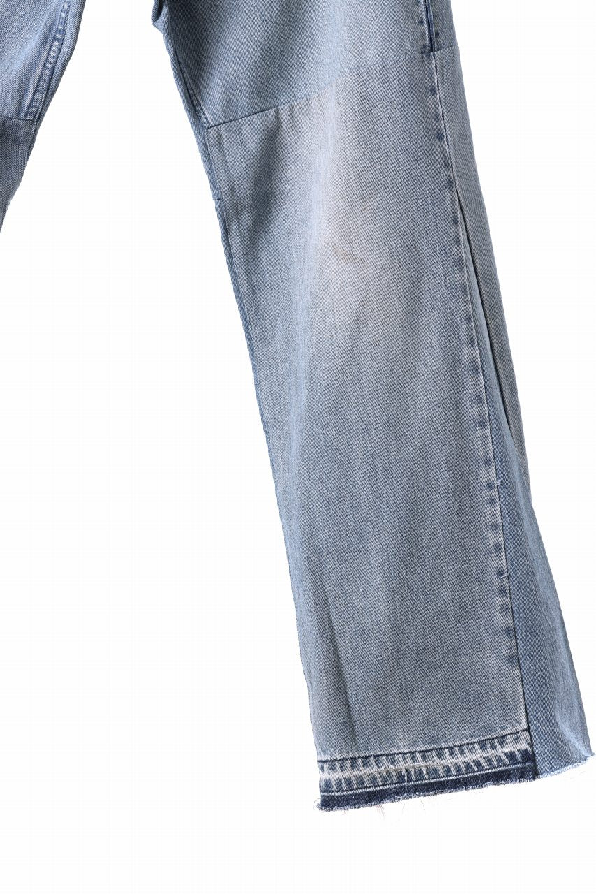 READYMADE WIDE FLARE DENIM PANTS / (BLUE #C)