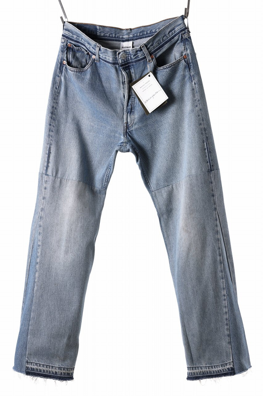 READYMADE WIDE FLARE DENIM PANTS / (BLUE #C)