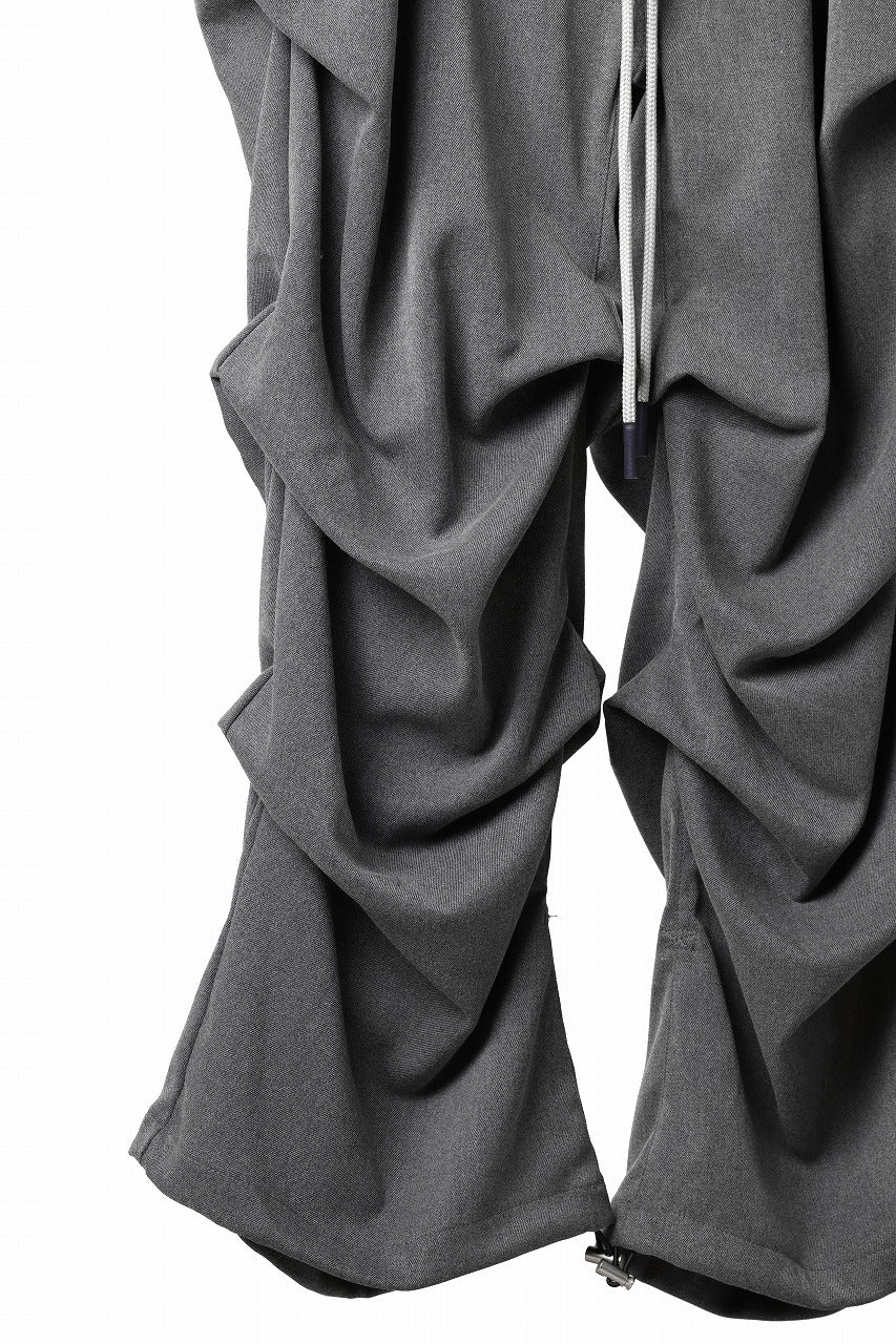 A.F ARTEFACT EXTREME WIDE BAGGY PANTS / SERGE TWILL (L.GREY)