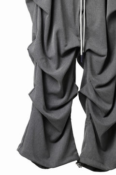 Load image into Gallery viewer, A.F ARTEFACT EXTREME WIDE BAGGY PANTS / SERGE TWILL (L.GREY)