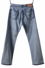 Load image into Gallery viewer, READYMADE WIDE FLARE DENIM PANTS / (BLUE #C)