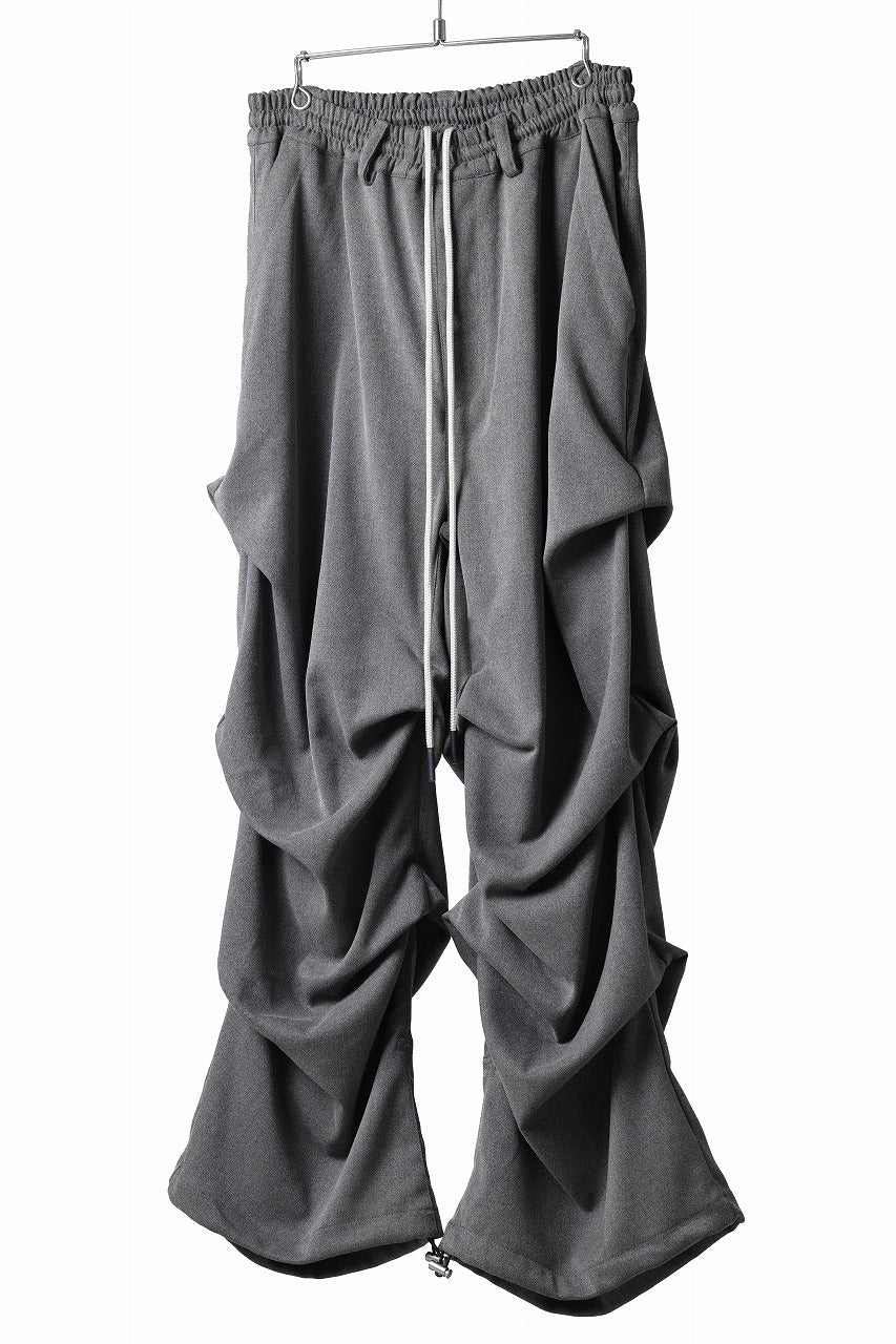 A.F ARTEFACT EXTREME WIDE BAGGY PANTS / SERGE TWILL (L.GREY)