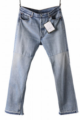 READYMADE WIDE FLARE DENIM PANTS / (BLUE #D)