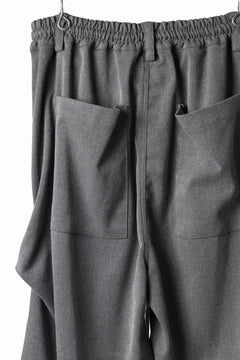 画像をギャラリービューアに読み込む, A.F ARTEFACT EXTREME WIDE BAGGY PANTS / SERGE TWILL (L.GREY)