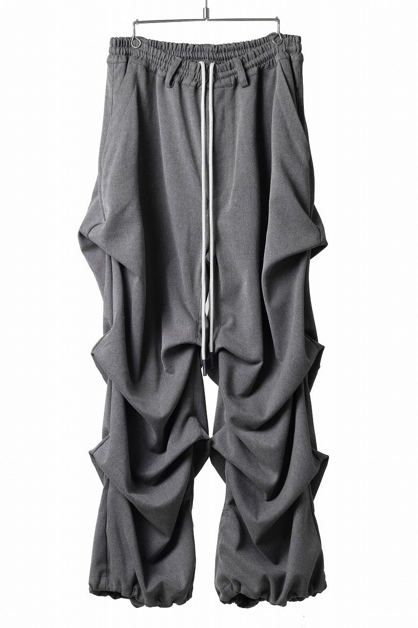 A.F ARTEFACT EXTREME WIDE BAGGY PANTS / SERGE TWILL (L.GREY)