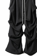 Load image into Gallery viewer, A.F ARTEFACT EXTREME WIDE BAGGY PANTS / SERGE TWILL (BLACK)