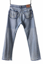 Load image into Gallery viewer, READYMADE WIDE FLARE DENIM PANTS / (BLUE #D)