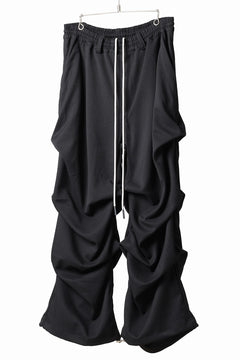 画像をギャラリービューアに読み込む, A.F ARTEFACT EXTREME WIDE BAGGY PANTS / SERGE TWILL (BLACK)