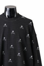 画像をギャラリービューアに読み込む, mastermind JAPAN SKULL MONOGRAM PILE LS TEE / BOXY FIT (BLACK)