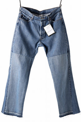 READYMADE WIDE FLARE DENIM PANTS / (BLUE #F)