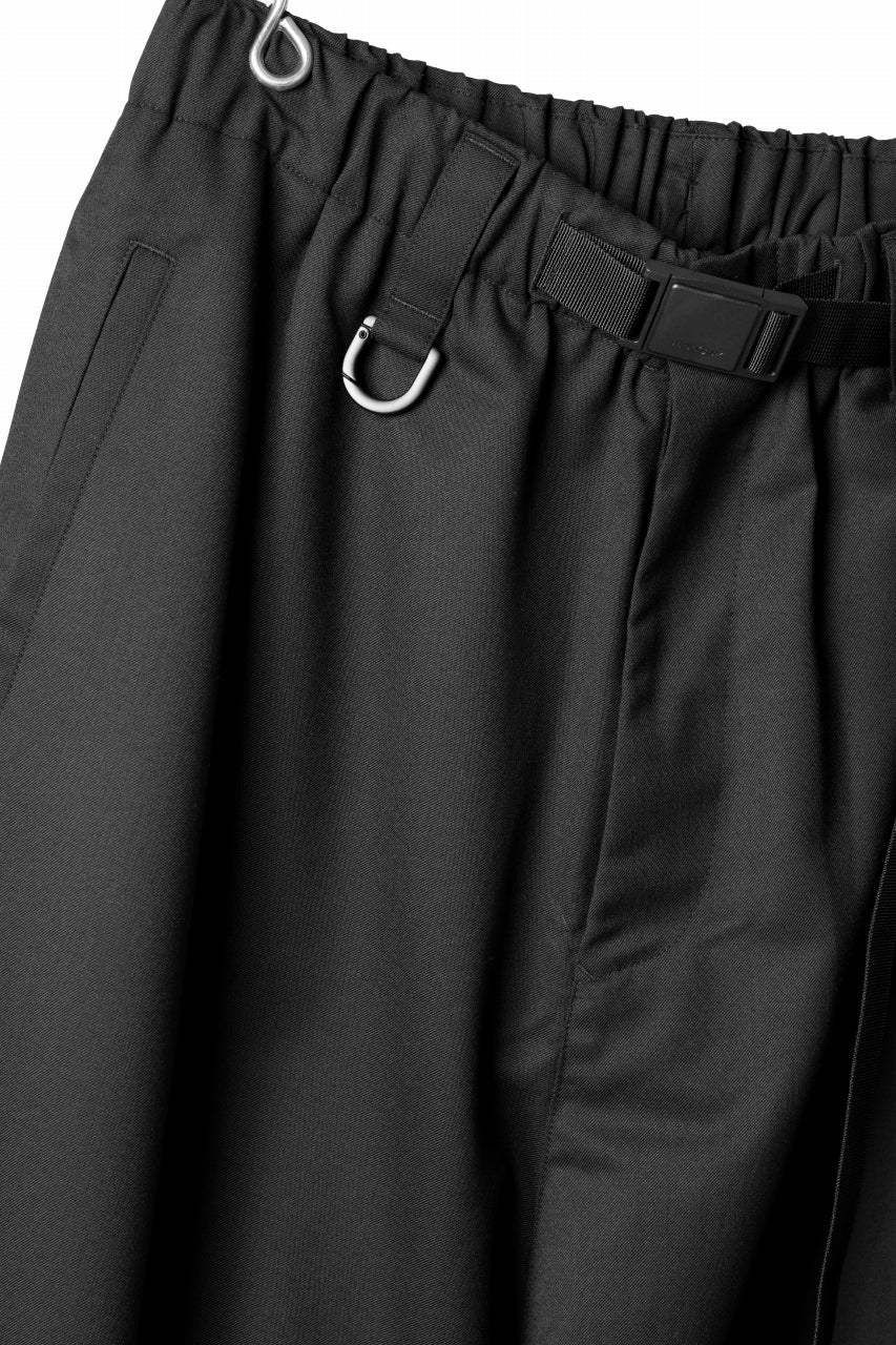 Y-3 Yohji Yamamoto REFIND WOOL PANTS (BLACK)