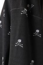 画像をギャラリービューアに読み込む, mastermind JAPAN SKULL MONOGRAM PILE LS TEE / BOXY FIT (BLACK)