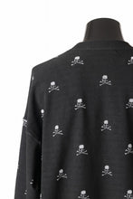 画像をギャラリービューアに読み込む, mastermind JAPAN SKULL MONOGRAM PILE LS TEE / BOXY FIT (BLACK)