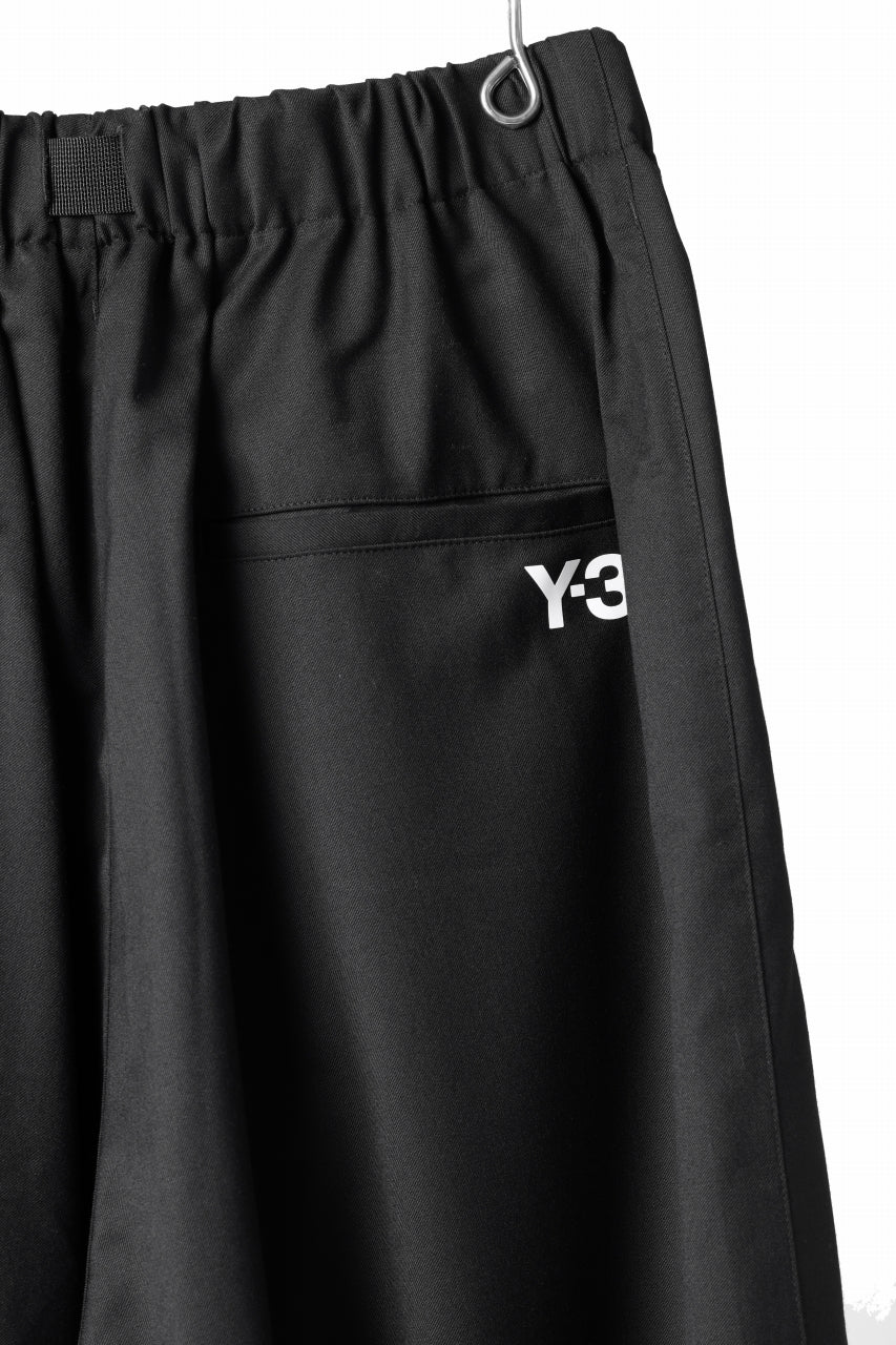 Y-3 Yohji Yamamoto REFIND WOOL PANTS (BLACK)