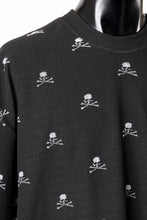 画像をギャラリービューアに読み込む, mastermind JAPAN SKULL MONOGRAM PILE SS TEE / BOXY FIT (BLACK)