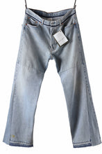 画像をギャラリービューアに読み込む, READYMADE WIDE FLARE DENIM PANTS / (BLUE #G)