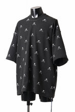 画像をギャラリービューアに読み込む, mastermind JAPAN SKULL MONOGRAM PILE SS TEE / BOXY FIT (BLACK)