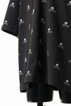 画像をギャラリービューアに読み込む, mastermind JAPAN SKULL MONOGRAM PILE SS TEE / BOXY FIT (BLACK)