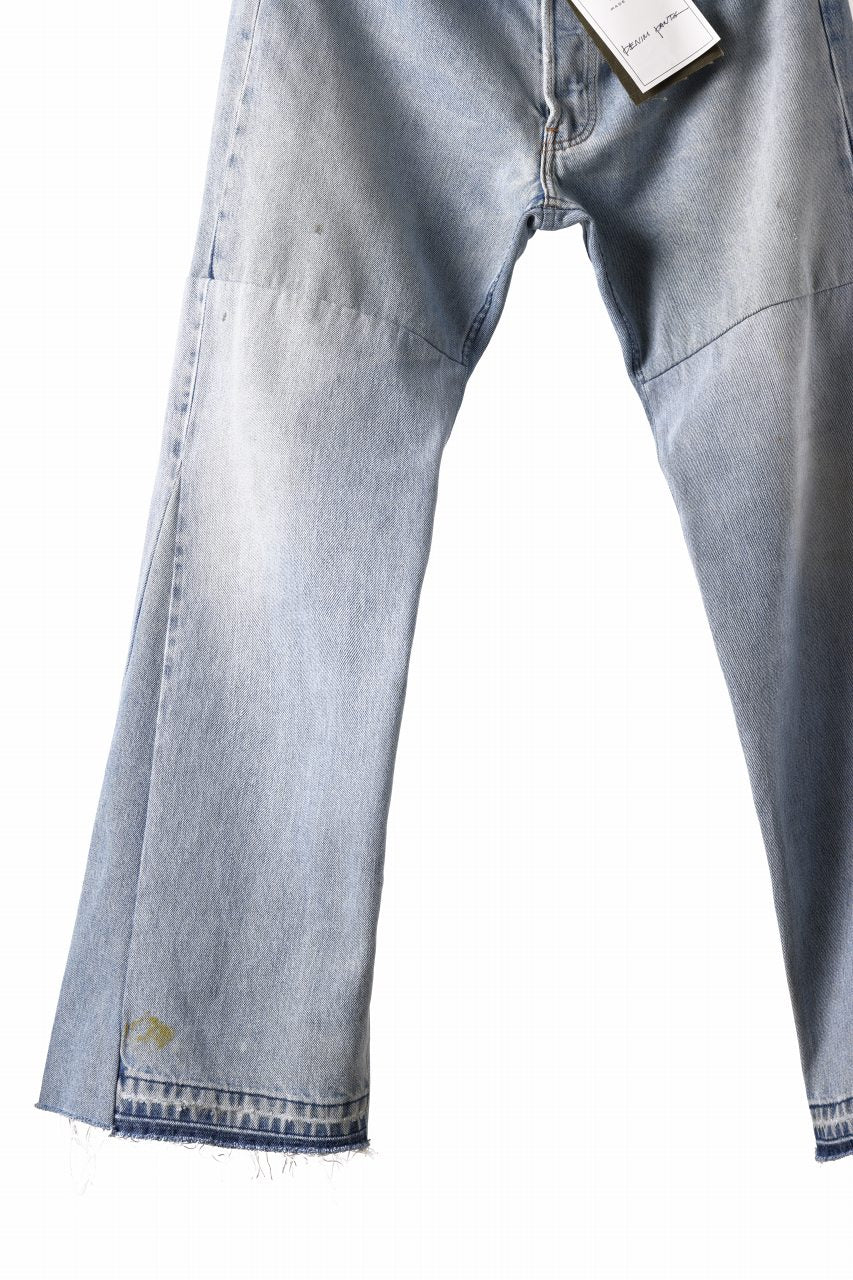 READYMADE WIDE FLARE DENIM PANTS / (BLUE #G)