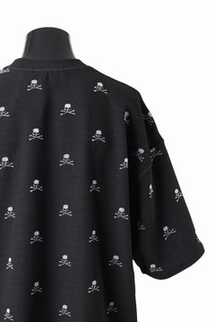 画像をギャラリービューアに読み込む, mastermind JAPAN SKULL MONOGRAM PILE SS TEE / BOXY FIT (BLACK)