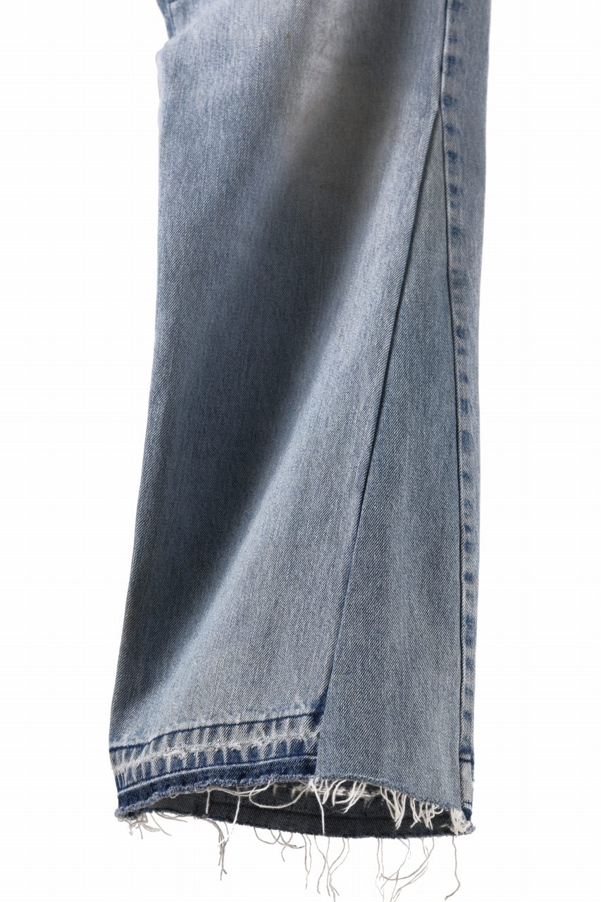 Load image into Gallery viewer, READYMADE WIDE FLARE DENIM PANTS / (BLUE #G)