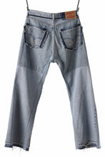 画像をギャラリービューアに読み込む, READYMADE WIDE FLARE DENIM PANTS / (BLUE #G)