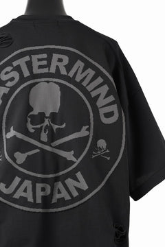 Load image into Gallery viewer, mastermind JAPAN INTARSIA SS KNIT SWEATER / OVERSIZED (BLACK)