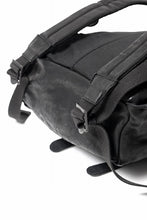 Load image into Gallery viewer, ISAMU KATAYAMA BACKLASH MILITARY FLAP DAYPACK / JAPAN DOUBLE SHOULDER OBJECT DYED (BLACK)