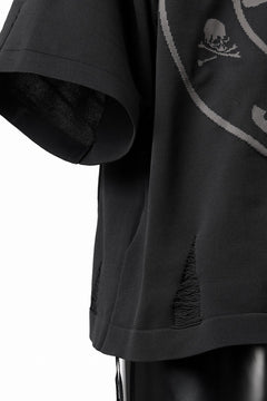 画像をギャラリービューアに読み込む, mastermind JAPAN INTARSIA SS KNIT SWEATER / OVERSIZED (BLACK)