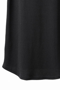 Load image into Gallery viewer, A.F ARTEFACT LONG LENGTH TANK TOP / RIB KNIT JERSEY (BLACK)