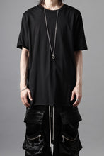 画像をギャラリービューアに読み込む, thom/krom STITCHING BASIC FIT T-SHIRT / SILKY COTTON JERSEY (BLACK)