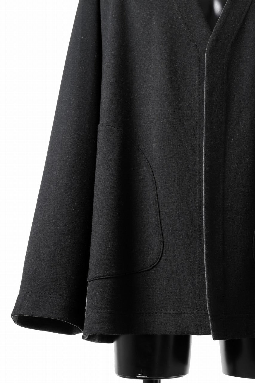 th products Double Side Jacket / Soft Stretch Double Jersey (black)