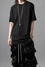 画像をギャラリービューアに読み込む, thom/krom STITCHING BASIC FIT T-SHIRT / SILKY COTTON JERSEY (BLACK)