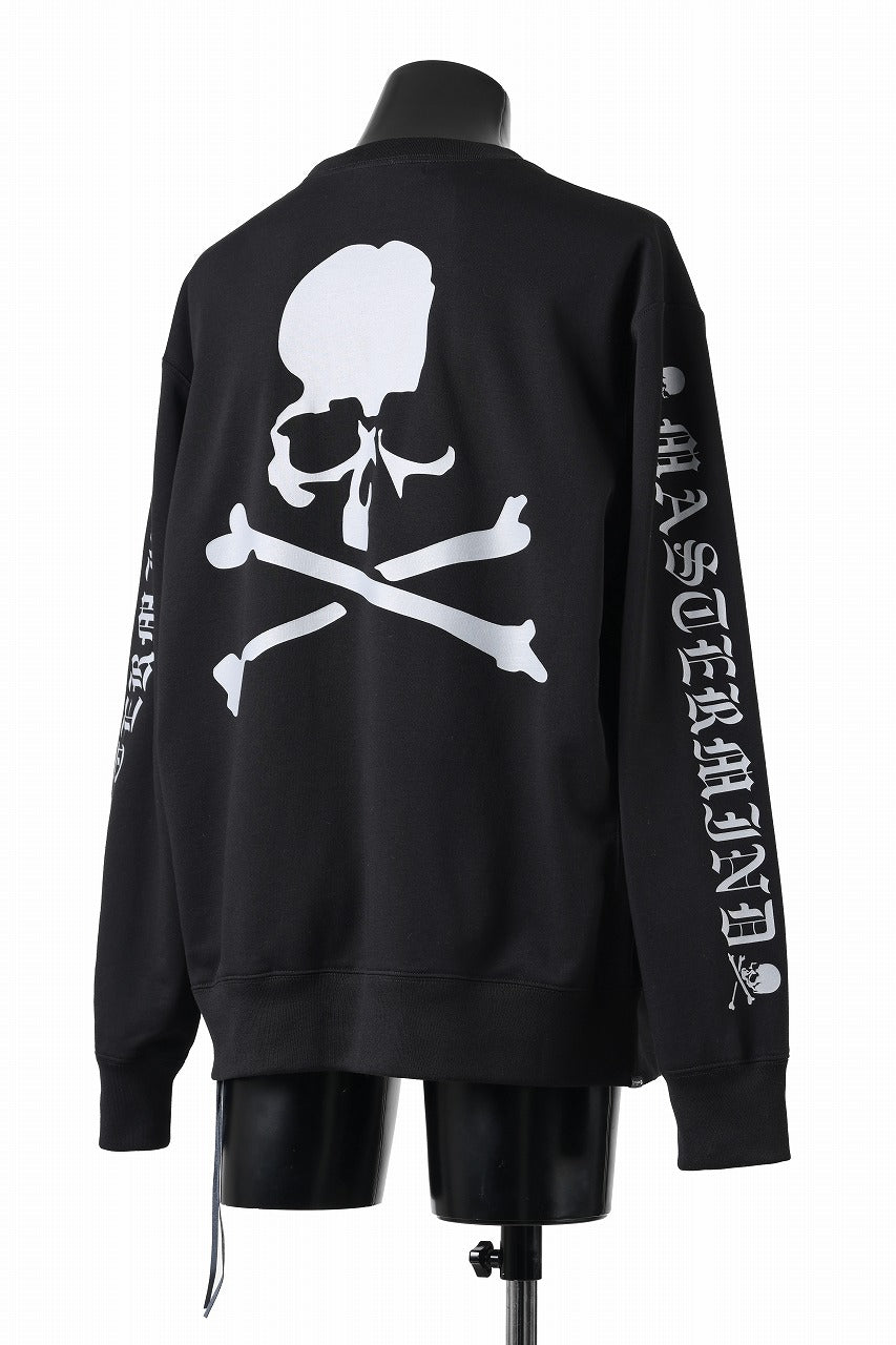 mastermind JAPAN LOGO SWEAT SHIRT / REGULAR FIT (BLACK)