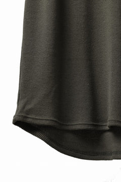 Load image into Gallery viewer, A.F ARTEFACT LONG LENGTH TANK TOP / RIB KNIT JERSEY (OLIVE)