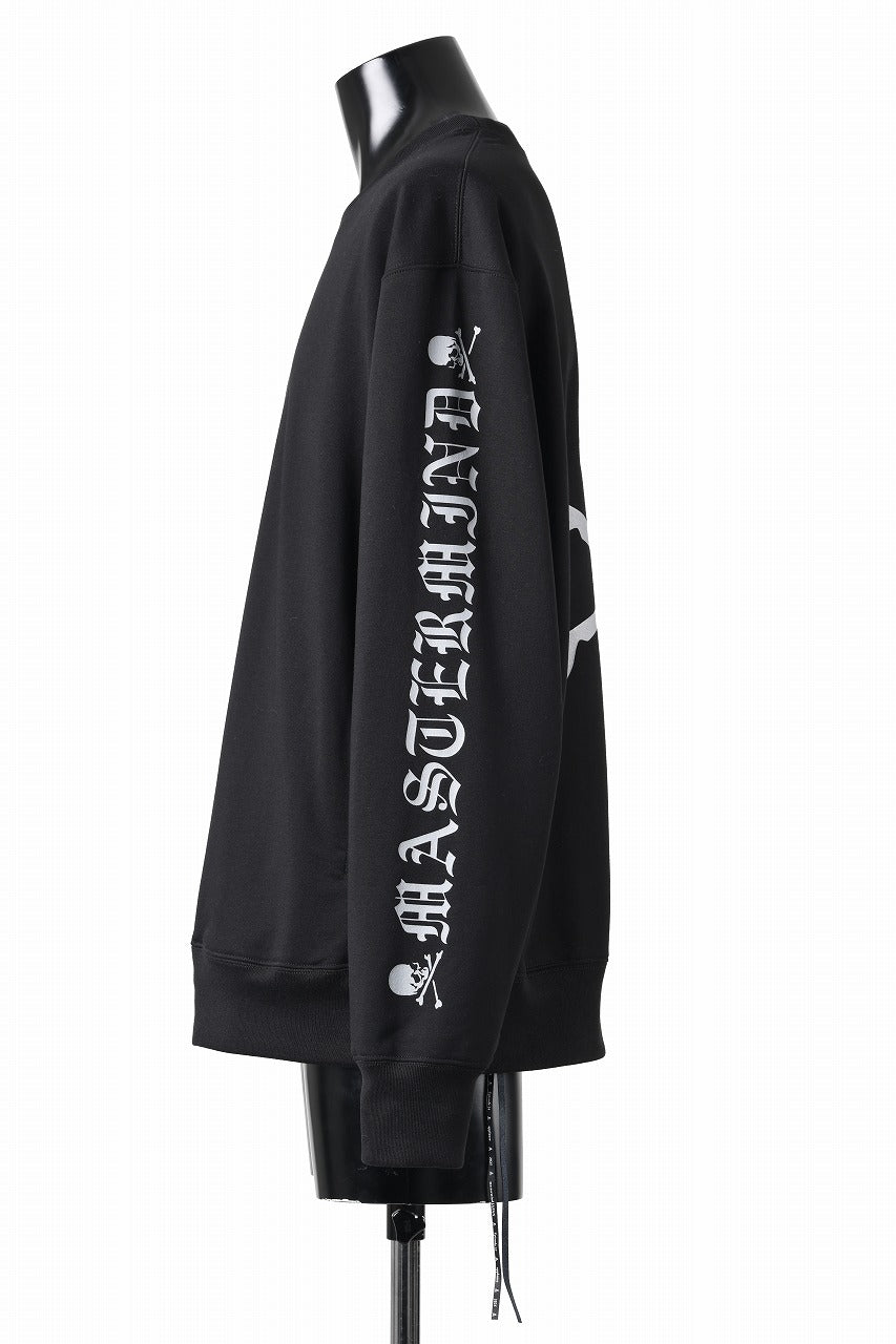 mastermind JAPAN LOGO SWEAT SHIRT / REGULAR FIT (BLACK)