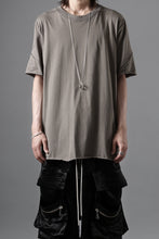 画像をギャラリービューアに読み込む, thom/krom STITCHING BASIC FIT T-SHIRT / SILKY COTTON JERSEY (ROCK)