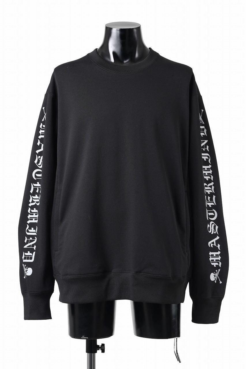 mastermind JAPAN LOGO SWEAT SHIRT / REGULAR FIT (BLACK)