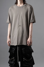 画像をギャラリービューアに読み込む, thom/krom STITCHING BASIC FIT T-SHIRT / SILKY COTTON JERSEY (ROCK)