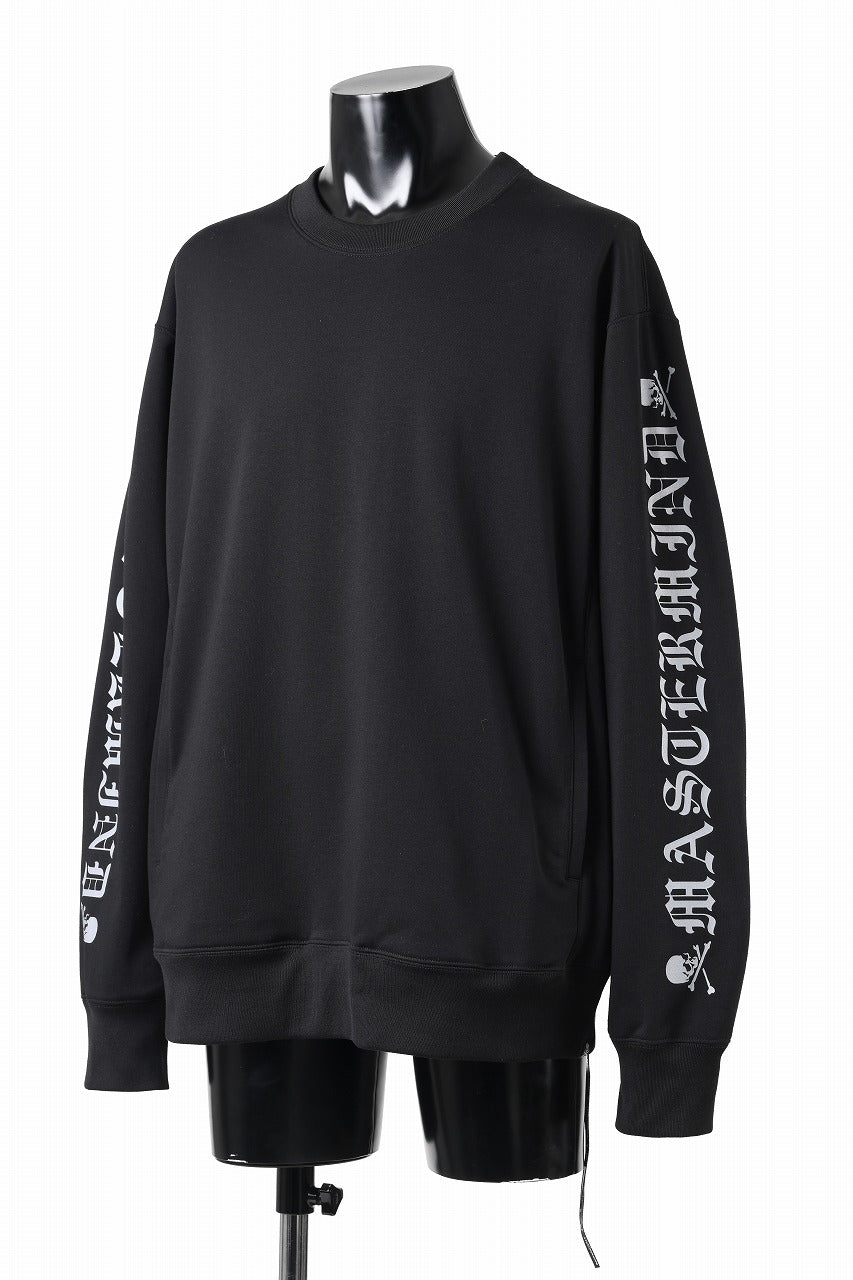 mastermind JAPAN LOGO SWEAT SHIRT / REGULAR FIT (BLACK)