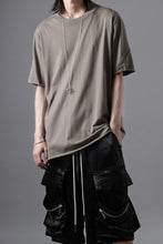 画像をギャラリービューアに読み込む, thom/krom STITCHING BASIC FIT T-SHIRT / SILKY COTTON JERSEY (ROCK)