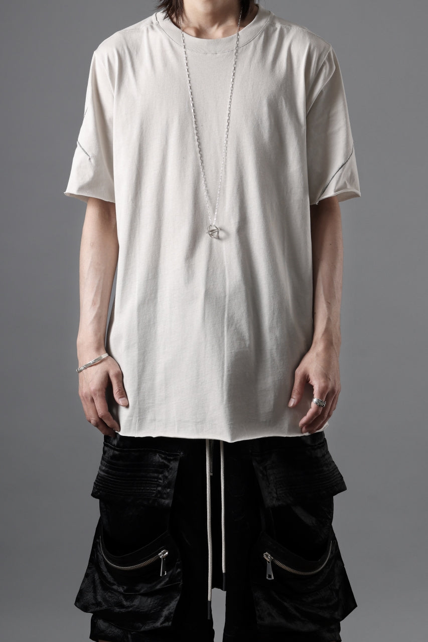 画像をギャラリービューアに読み込む, thom/krom STITCHING BASIC FIT T-SHIRT / SILKY COTTON JERSEY (DUNE)